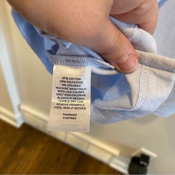 Nordstrom tech smart xxxl polo blue skinny feeder stripe new with tag nwt - Picture 8 of 12